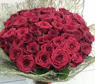 купить шикарную красную 51 розу